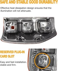 Taillights Compatible with 2012 2013 2014 2015 2016 2017 2018 Ford Ranger Ute PX