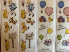 Winnie The Pooh Theme Scrapbooking Stickers
