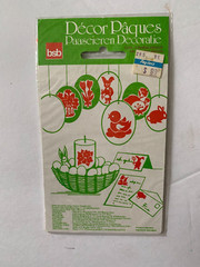 Vintage Oster-Schmuck Hen & Chicks Rooster Stickers ~ So Cute!