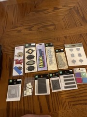 Scrapbooking Craft Embellishment Lot Eyelet Outlet Brads, Metal Words, Etc.