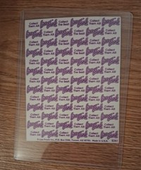 Lisa Frank Sticker Sheet Carousel