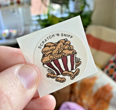 Vintage Sticker Lot Of 3 80s 3M Scratch And Sniff: Still Stinky When Scratched!