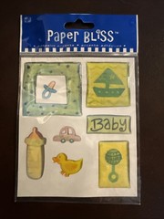 Set Of 6 Scrapbooking Embellishments Baby/child