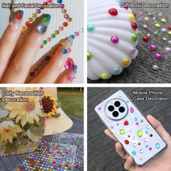 3165Pcs Gem Stickers Crystal Crafts – Self-Adhesive Stickers, Sticker Earrings,