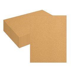 100 Pack Thin Chipboard Sheets 8.5×11 – Lightweight Craft Board for Book Binding