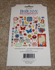 Bo Bunny Noteworthy Page Accents ~ Celebrating Freedom Collection