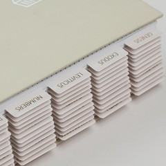 UPAFEXXI-Laminated Bible Tabs with Book Summaries(3D Gold Summaries Cream