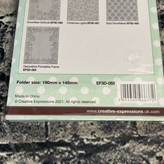 POINSETTIA FRAME – 3D EMBOSSING FOLDER by SUE WILSON & CREATIVE EXPRESSIONS