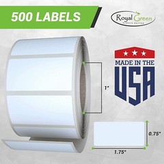 40MM x 19MM (4CM x 2CM) Pastel Pink Label Rolls All-Purpose Use 1000 Pack