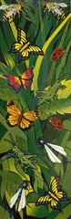INSECT Stickers(12pc)Ladybug •Butterflies•Dragonfly•Bugs•Bees •Fly•Card Making•