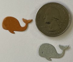MINI SEA CREATURES Die-Cut Set(16pc)Starfish•Turtle•Crab •Ocean•Jellyfish•Whale•