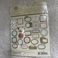 Lot of 7 Anna Griffin K&Company Scrapbooking Card Making Embellishments Die Cuts