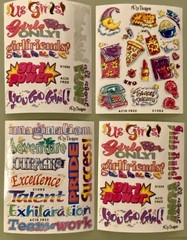 Lot of Teen Girl Stickers! NRN, Jolee’s Boutique, Paper House, Etc