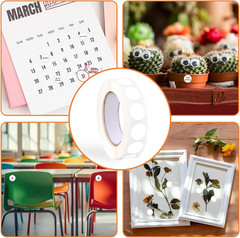 0.5 Inch Round Stickers – 1000 Pcs Writable Dot Stickers Used for Classroom & Of