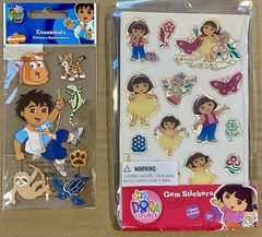 Dora The Explorer Sticker Lot! Sandylion, Viacom, EK Success, Etc