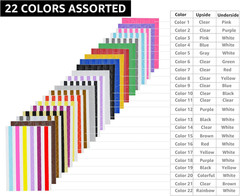 2244 Count (22 Colors Assorted) Photo Mounting Corner Stickers Self Adhesive for