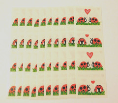Mrs. Grossman’s Stickers Lot of 10 Strips ~Scene One Lovey Bugs~ 2007 CUTE!