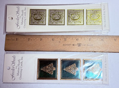 Fossler Seals From Marian Heath Stickers LOT «C» Christmas Tree Snowflake Holly