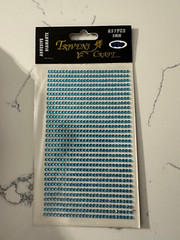Triveni Craft 837PCS 3MM Adhesive Diamante Lt Blue Rhinestones Scrapbooking Art