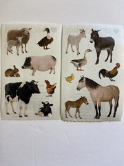 Lot of 2 Modules Mrs. Grossmans 2011 Barnyard Animals Photoessence 14 stickers