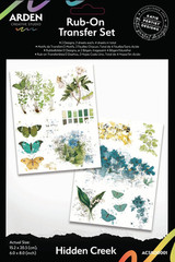 Arden Creative Studio Hidden Creek 6×8 Rub-On Transfer Set, ACSRO0001