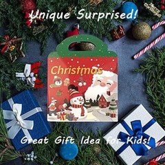 Christmas Sticker Book for Kids – Reusable Stickers For Toddler Travel, Ages 1-8