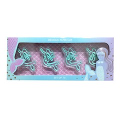 Mermaid Paper Clips Blue Large Designer Fashion Planner Accessory Bookmark