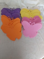 Butterfly Flower Craft Project Supply Pkg Glitter Sticker Foam Decoration NewMix