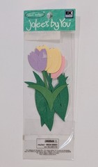 Jolee’s Pastel Tulips Flowers Mini Pack Of Scrapbooking Embellishments