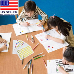3000 Count Foil Star Stickers for Kids Reward 60 Sheets Small Self-Adhesive Shin