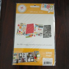 Simple Stories, SN@P Studio, School Days, Stickers & 24 4×6 Cards, 2 Packs, New