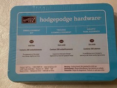Stampin’ Up Hodgepodge Hardware – Retired Styled Silver Embellishment Kit new b2