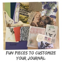 Curated Junk Journal Starter Kit Nature Outdoor Inspired Ephemera & More 150+pcs