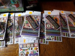RECOLLECTIONS DIE-CUT STICKERS KWANZAA HOLIDAY LOT OF [9] 69 PC LOWEST NEW FR SH