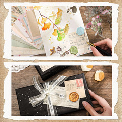 445 Pcs Vintage Scrapbook Paper, Journaling Supplies Kit, Delicate Decorative Pa