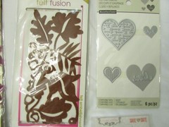 RECOLLECTIONS FELT FUSION CRAFT BUTTONS STICKERS & TRIMS 12 CT LOT NWT #15 CR32