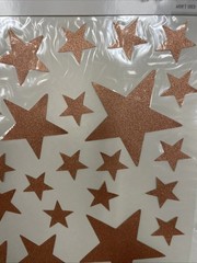 Forum Novelties – Diamond Stickers Rose Colored Glitter Stars