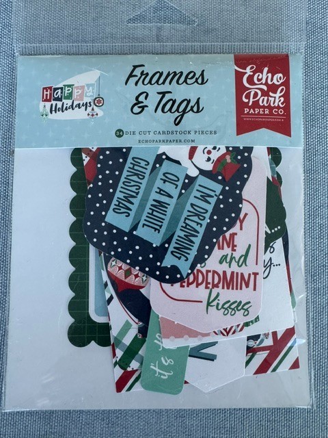 Echo Park Happy Holidays Frames & Tags – Scrapbook, Craft, Creative NIP