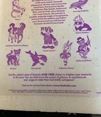 Vintage Lisa Frank Vintage Y2K Sticker Sheet Friends Holidays Alphabet S1273-01