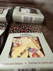 Mary Engelbreit Chipboard Shapes Assorted 30 Pcs Each Pack LOT of 4 Sealed Packs