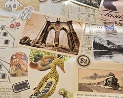 Lot Junk Journal Paper Stickers Tickets Tags Labels Ephemera Vintage Post Cards