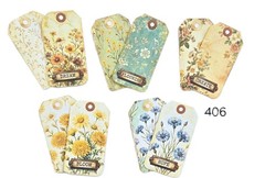 Vintage style Tags Supplies Scrapbooks Junk Journal 406