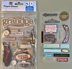 Lot of GRANDPARENTS Stickers! MAMBI, Sticko, Paper House, Etc