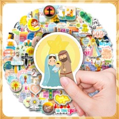 200PCS Jesus Christian Stickers, Religious Stickers for Kids Bible Verse Sticker