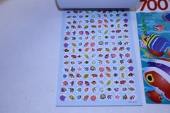 Lot of 9 Darice Sticker Books 5 Unique Assorted Themes Construction Vehicles Sea