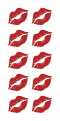 Kiss Lips Stickers Papercraft Planner Supply Valentine»s Day Love Envelope Seal