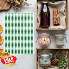 Meitaat 7000PCS Green 1/4 Inch Dot Stickers