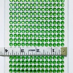 Green Gem Stickers 5mm Scrapbook Embellishments Rhinestone 3D Bling Your Thing