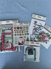 Lot of 5 Simple Stories Santa’s Village Embellishments – Scrapbook, Craft NIP