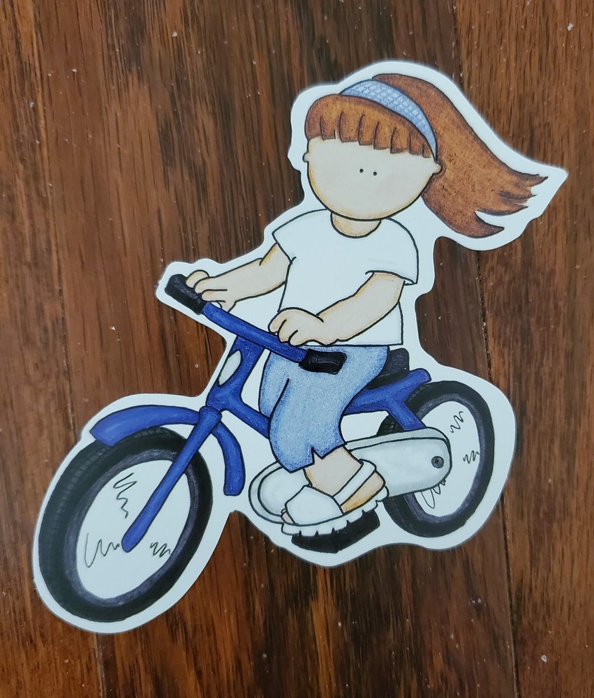 My Minds Eye Bike Riding Girl
